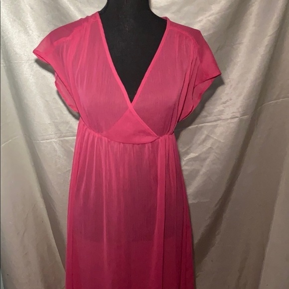 Fushia Beach Coverup Old Navy - Picture 6 of 6